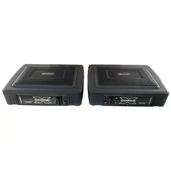 Excursion PX-US79 2 pasywne subwoofery pod siedzenia samochodowe z głośnikami 7x9 cali - 150/500W, 3ohm, metalowe obudowy zamkniete dla prawej i lewej